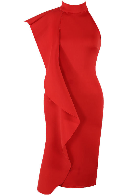 Ruffle Bodycon Dress
