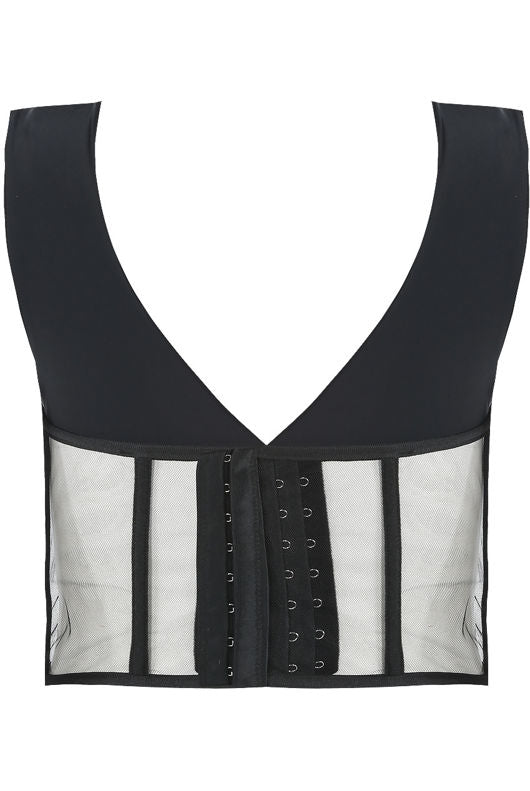 Diamante Mesh Bustier