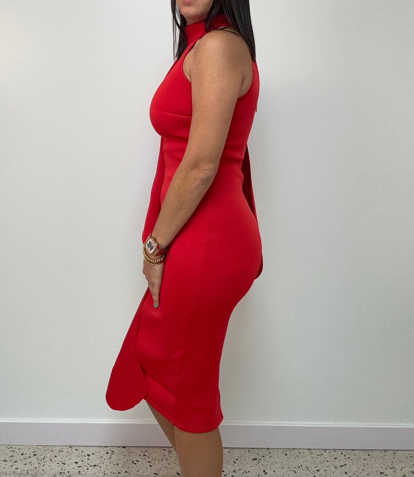 Ruffle Bodycon Dress