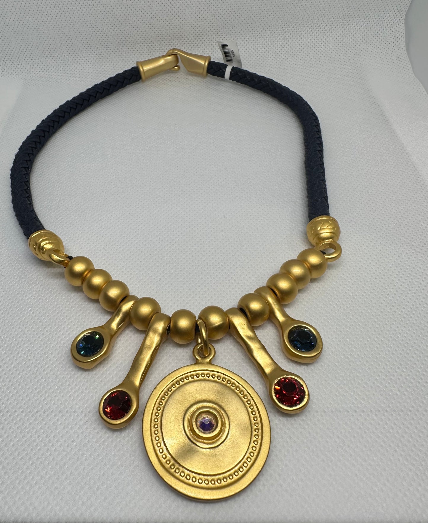 Navy blue necklace