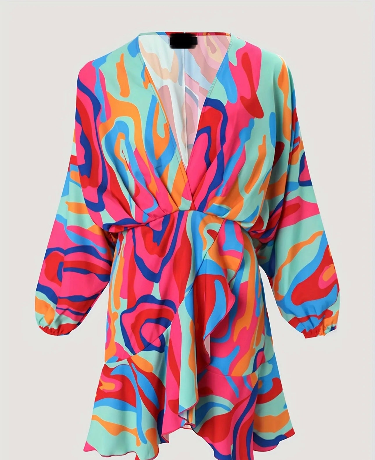 Abstract print dress
