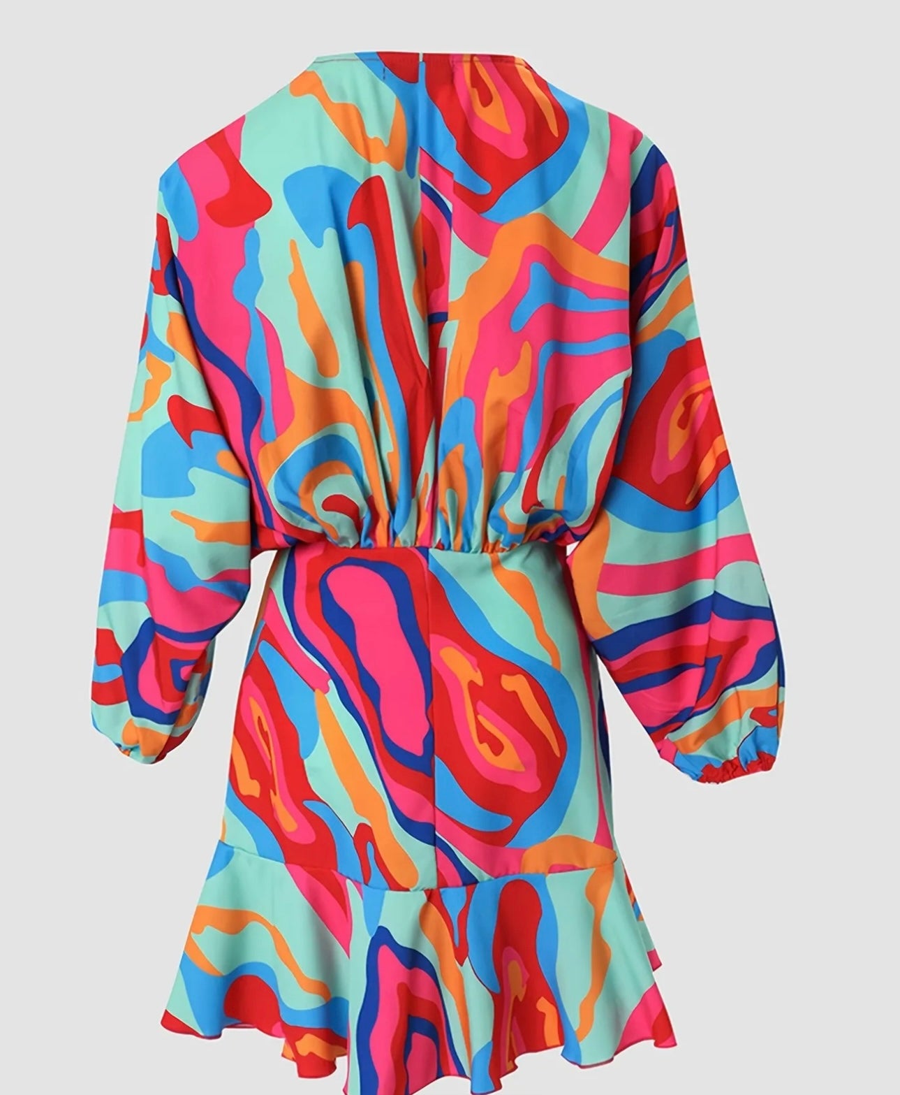 Abstract print dress