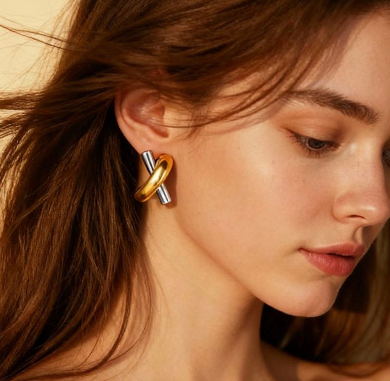 Cross earrings