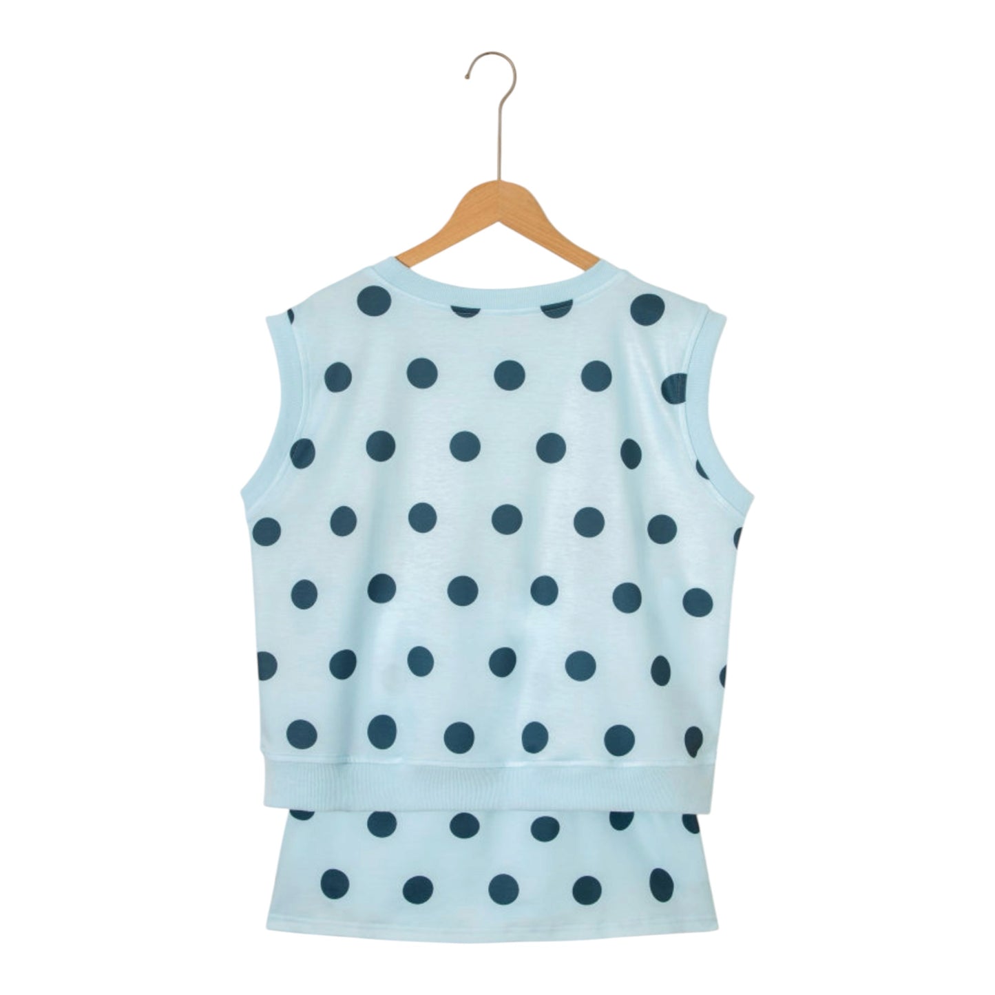Polka dots blue set