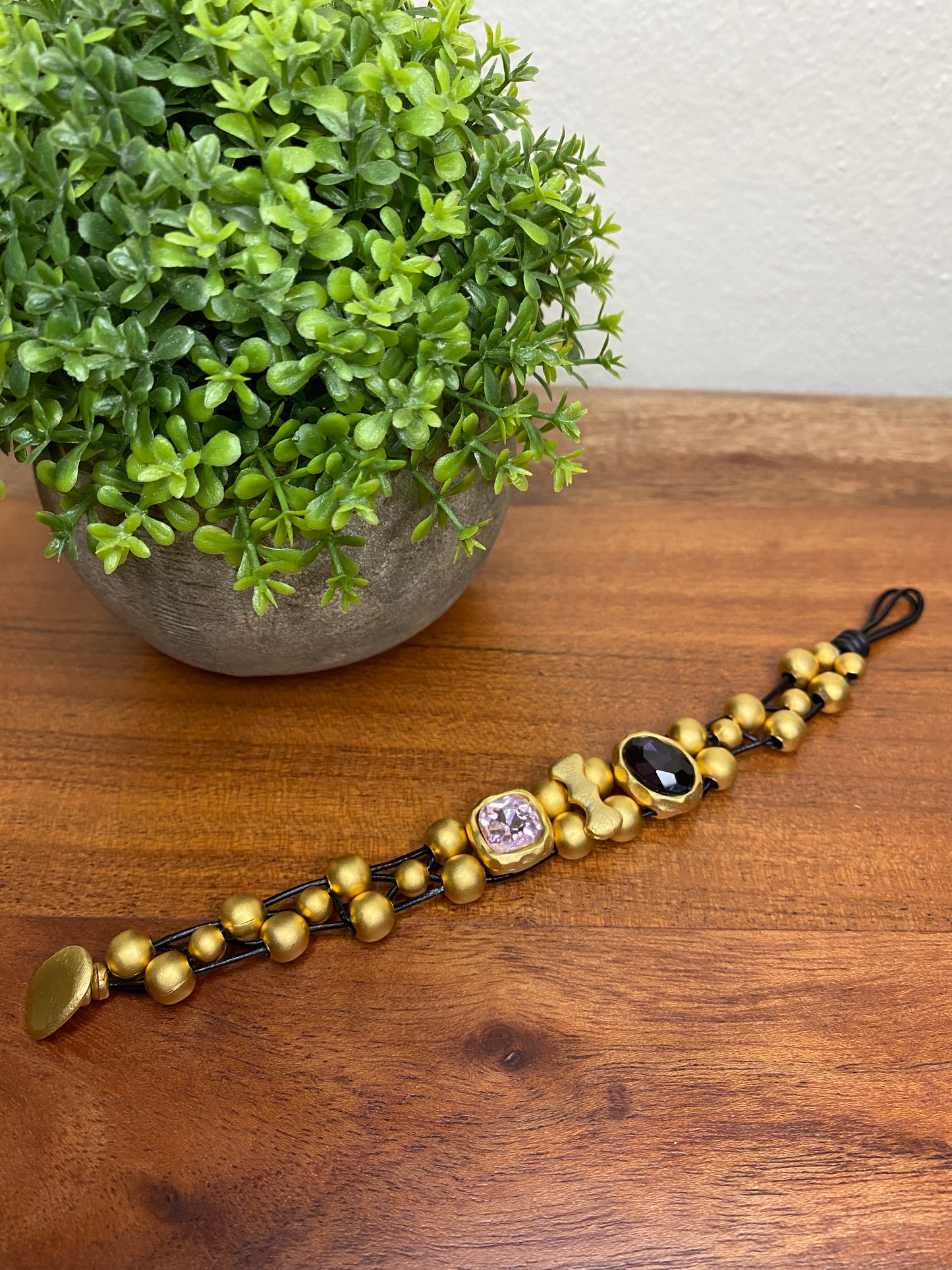 Purple crystal’s bracelet