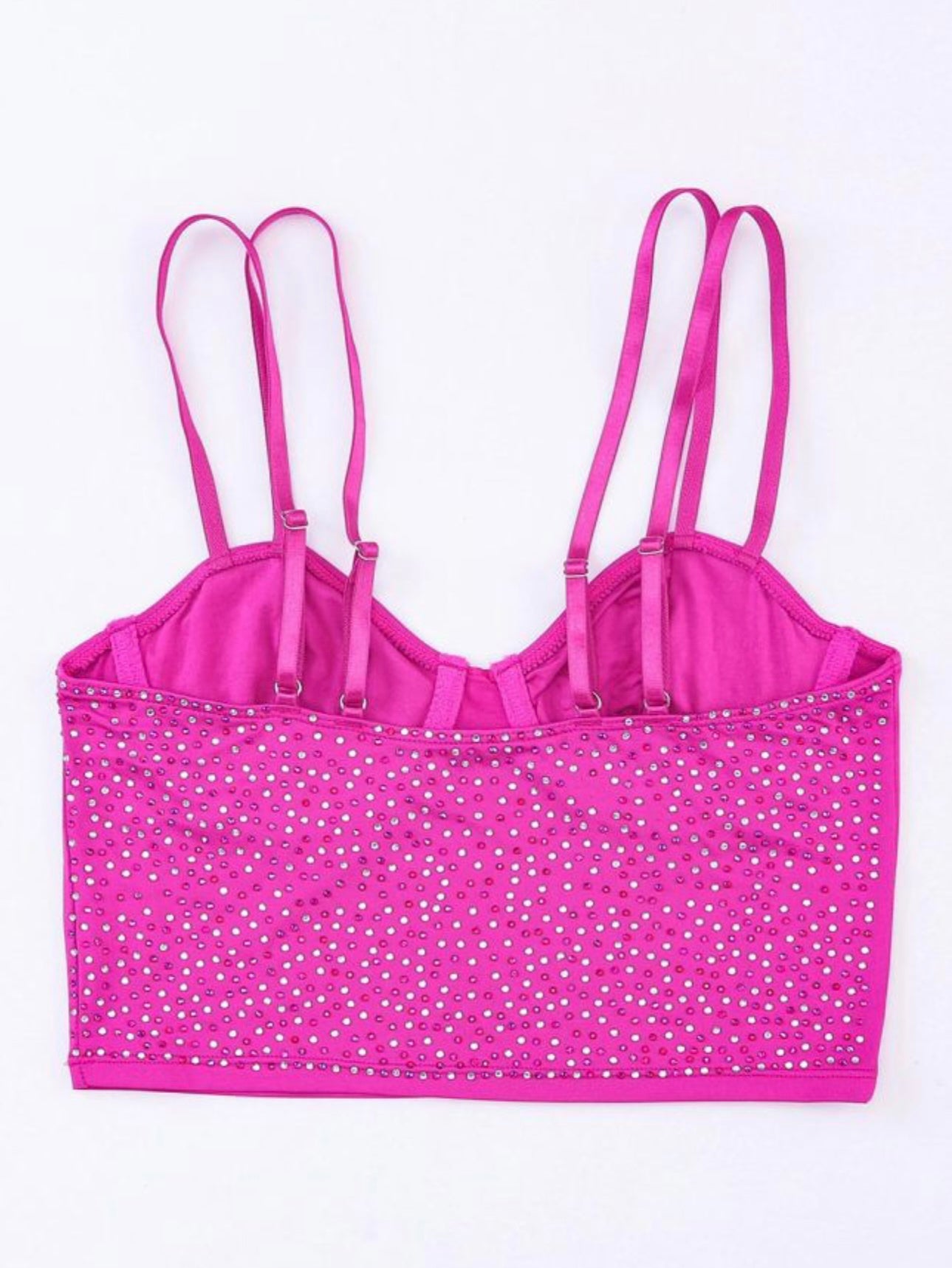 Sparkling crop top