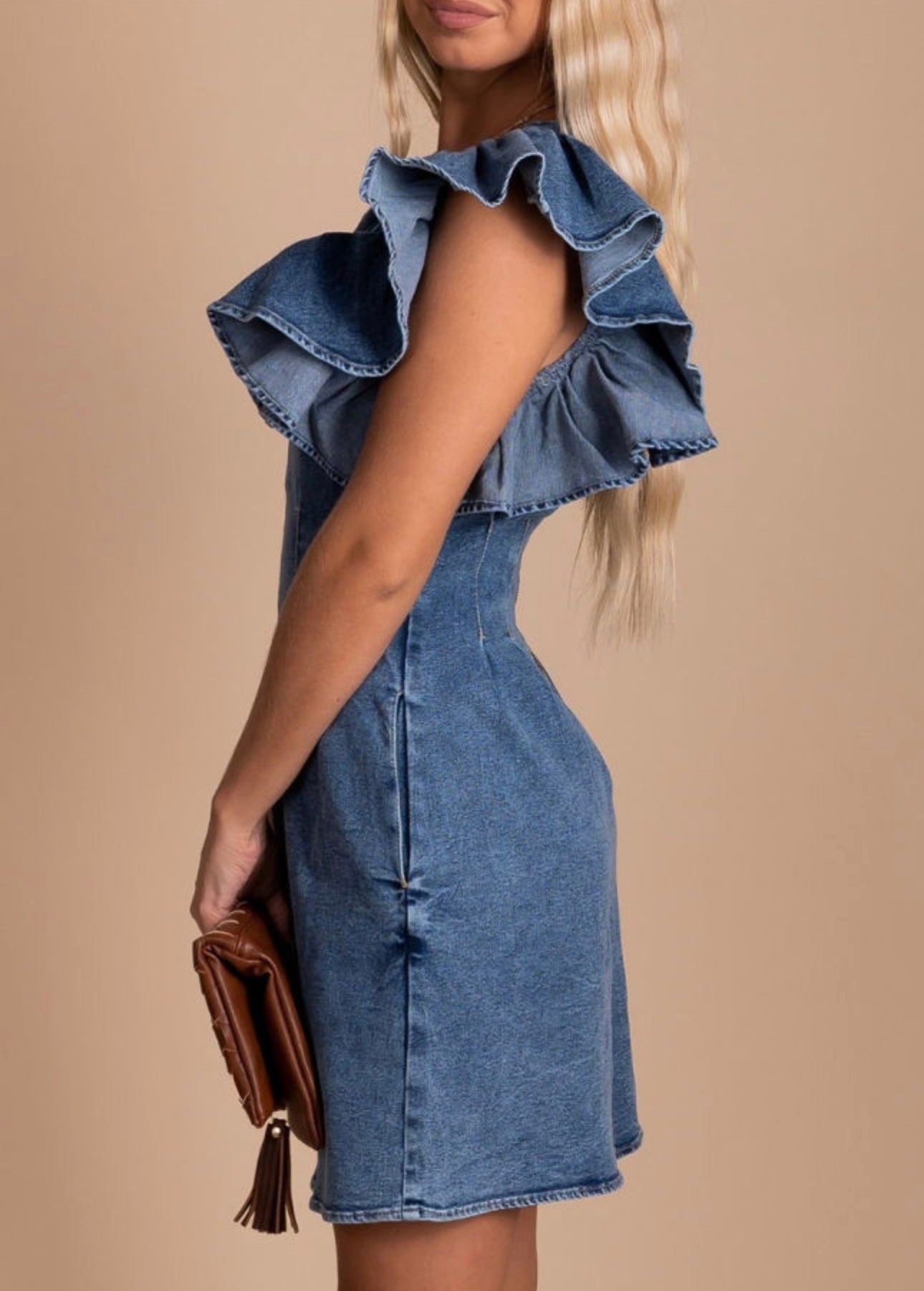 Denim romper