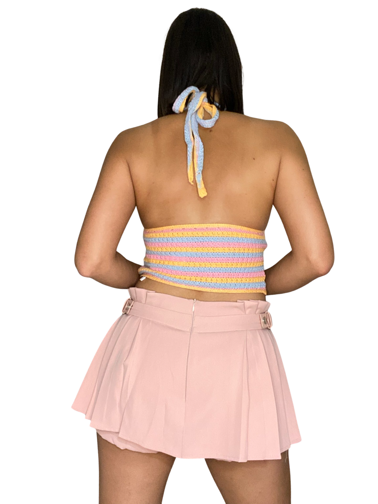 Mini pleated skort