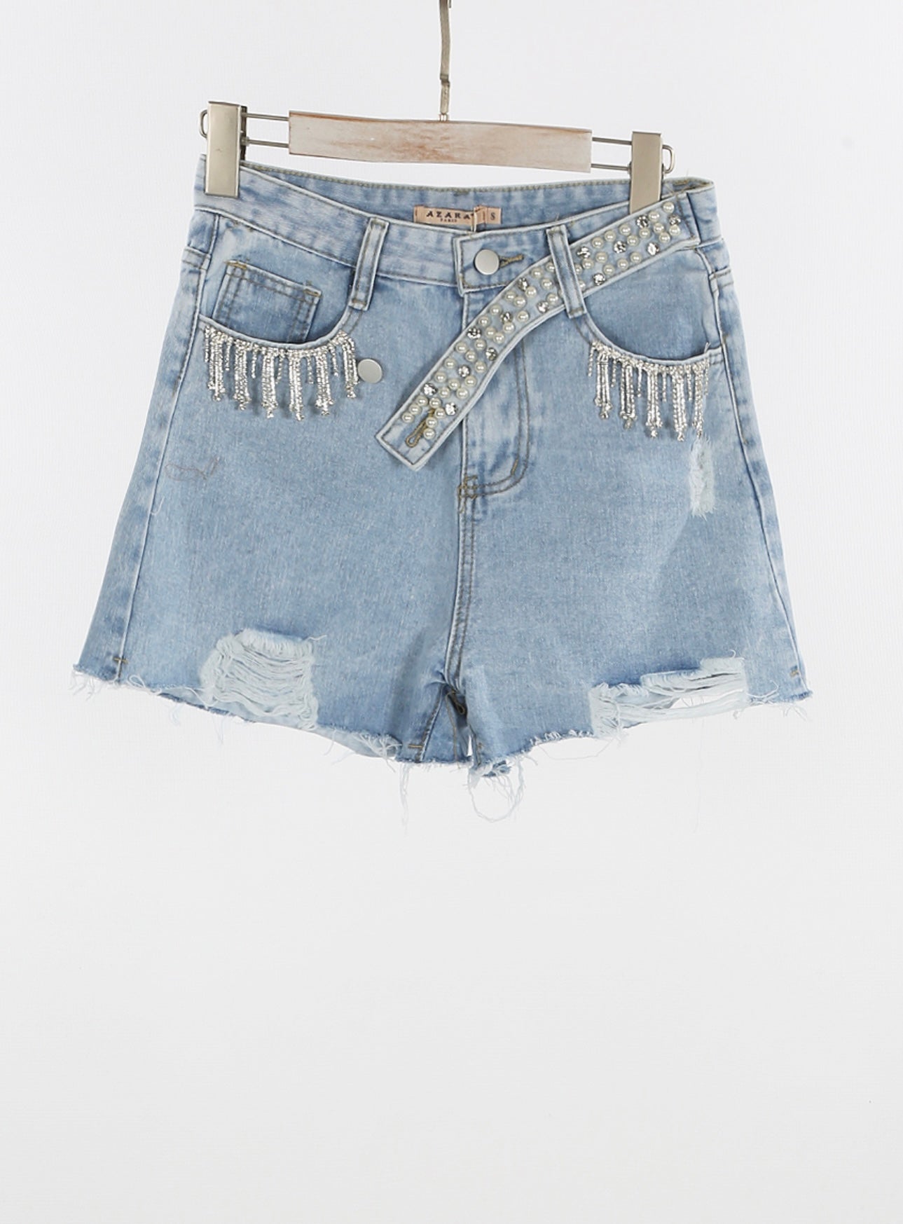 Selena denim shorts