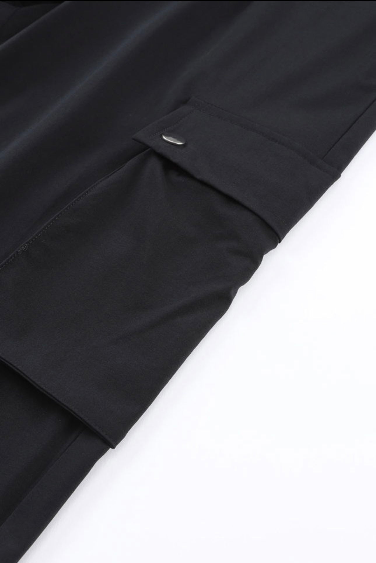 Black cargo pants
