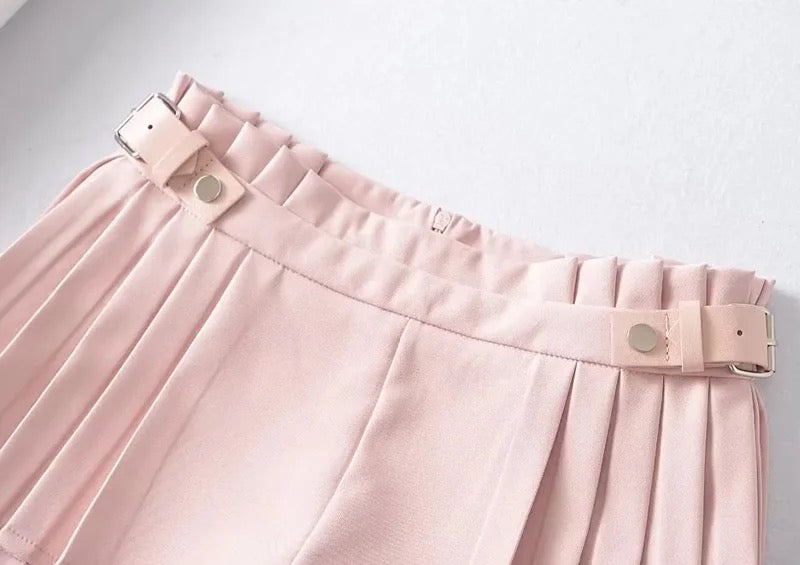Mini pleated skort