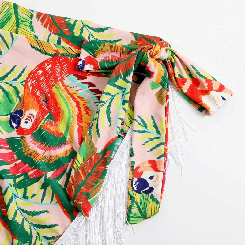 Retro 3 pieces swimsuit