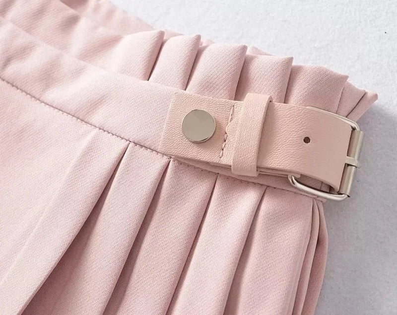 Mini pleated skort