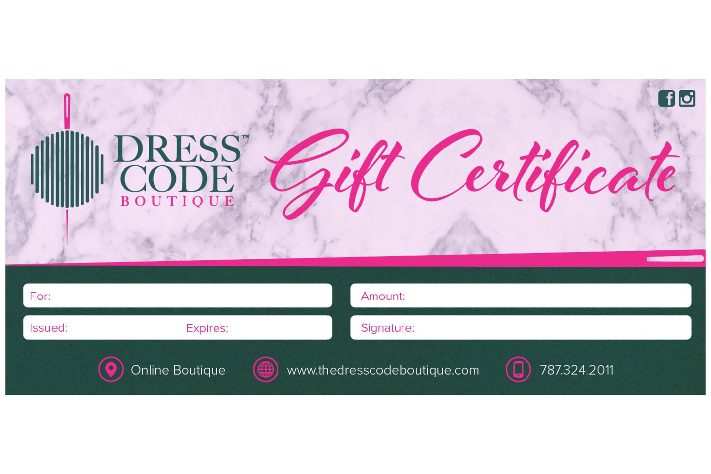 Gift Certificate