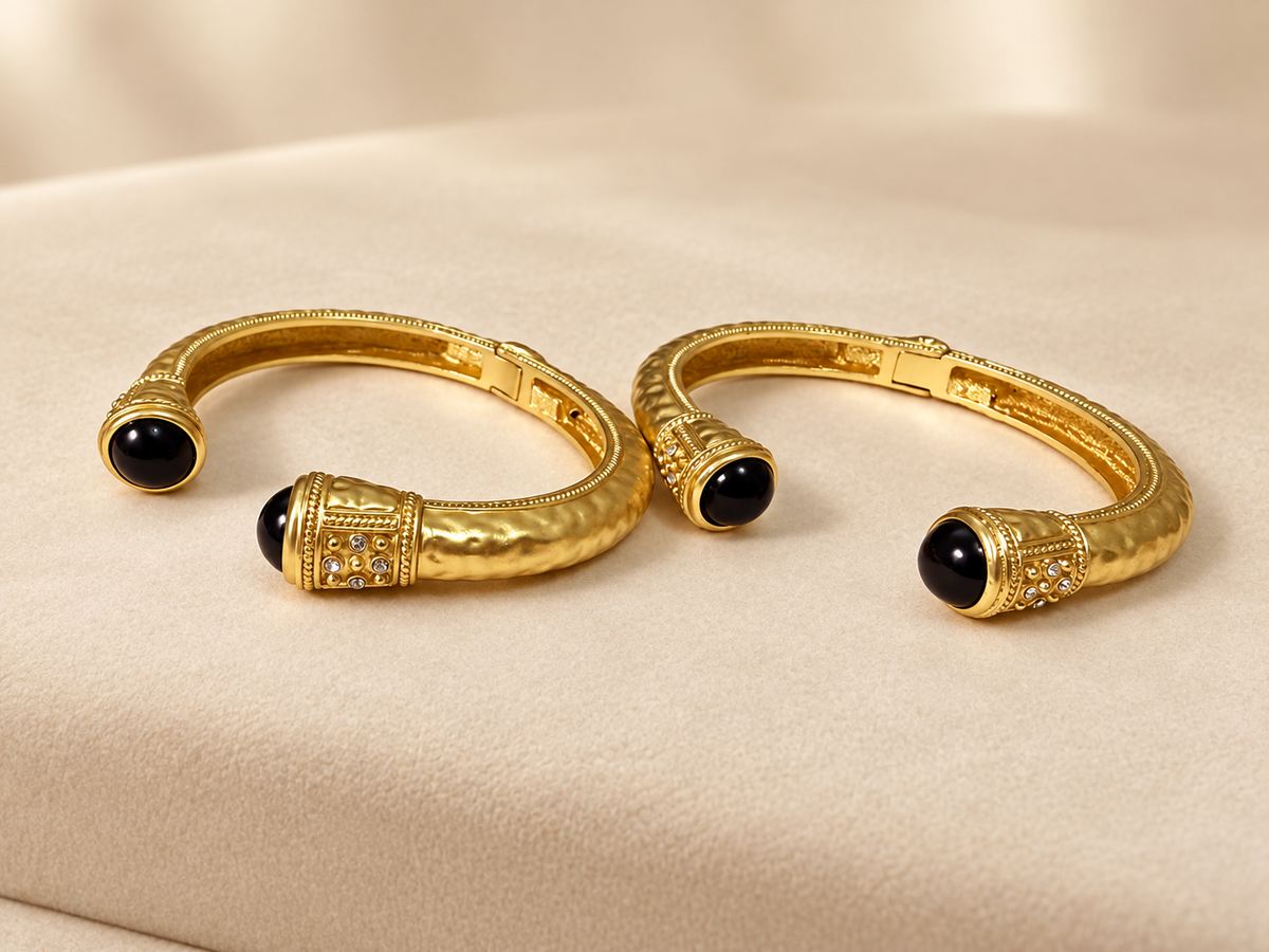 Midnight Luxe Cuff Bracelet