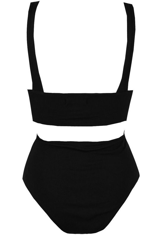 Black cut out bodysuit