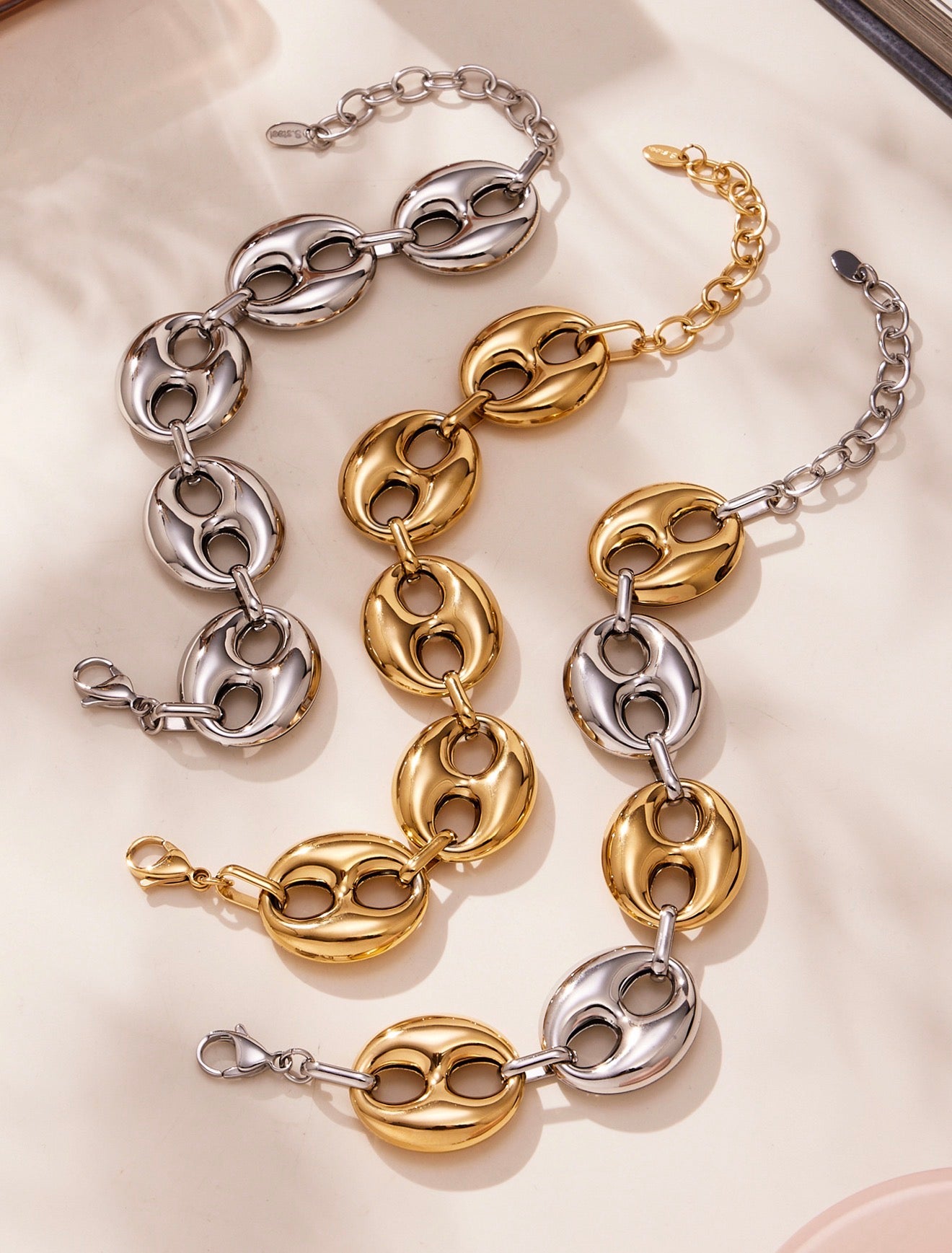 Pig nose bracelets