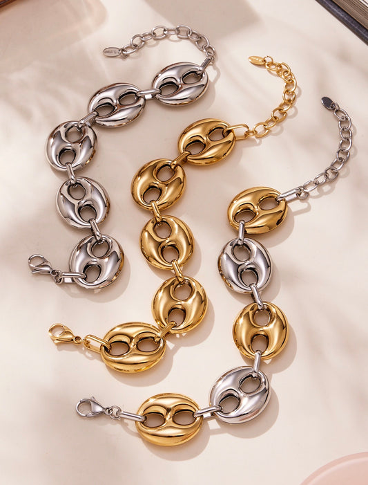 Pig nose bracelets
