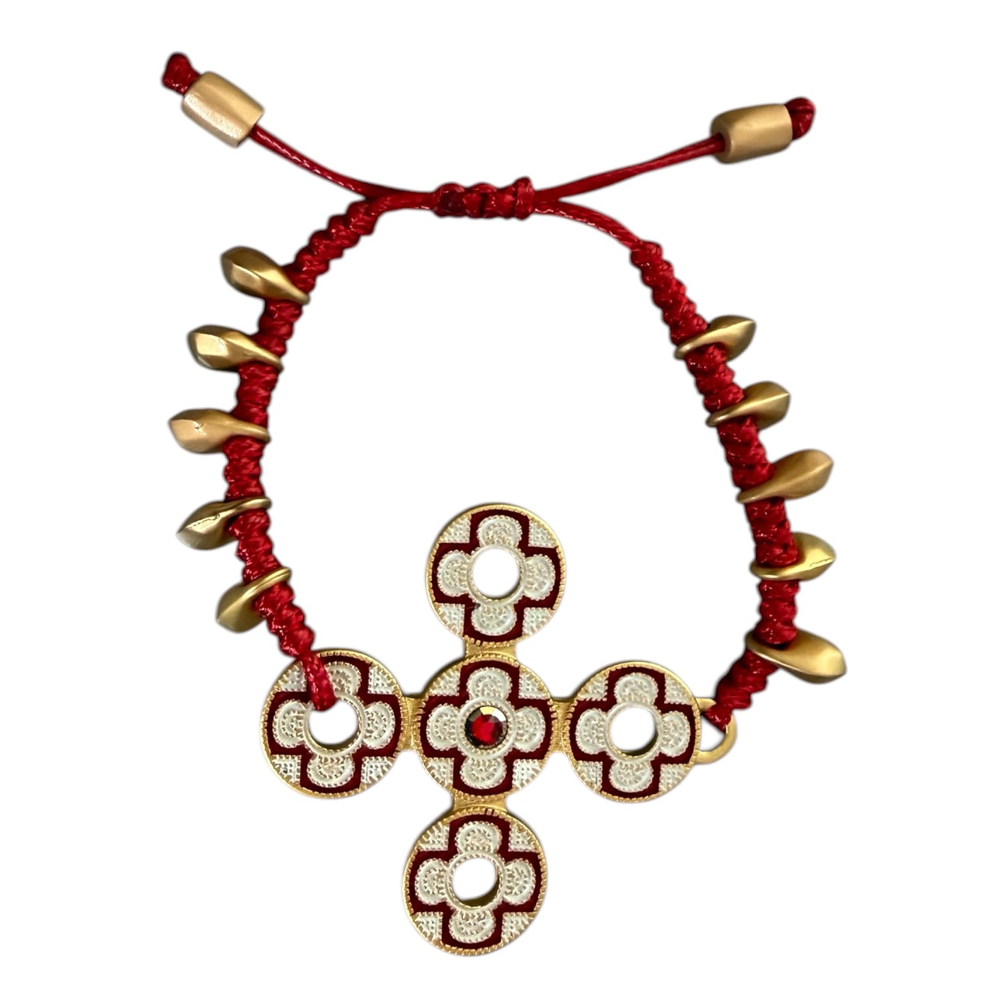 Floral cord bracelets