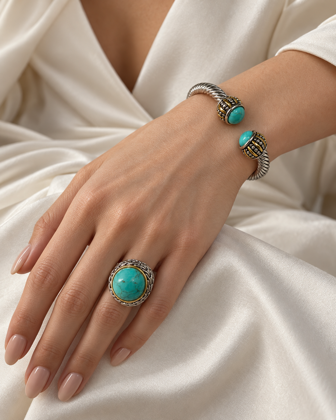 Turquoise Riviera Cuff Bracelet