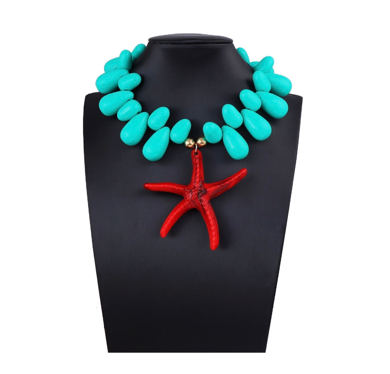 Resin starfish necklaces