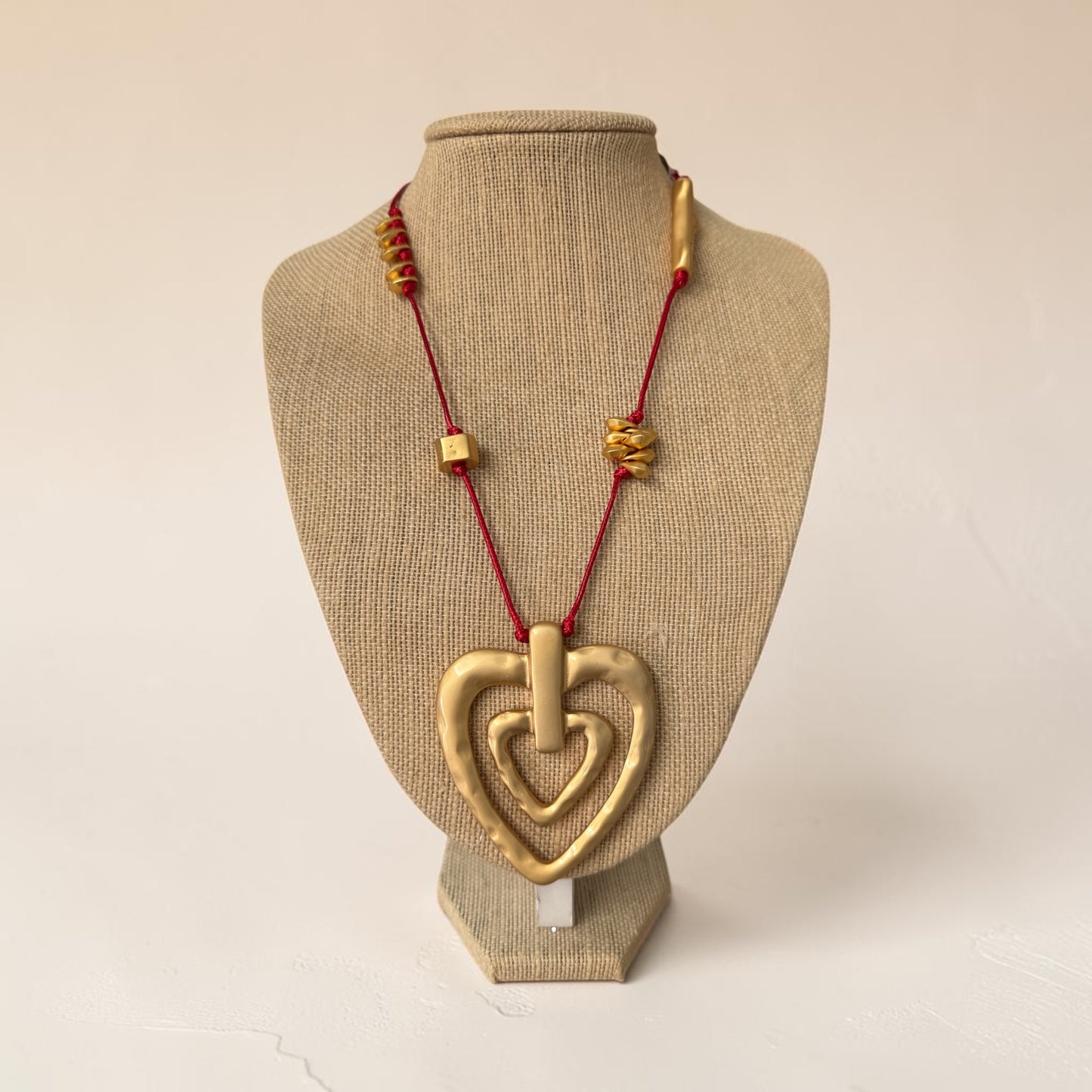 Red heart necklace