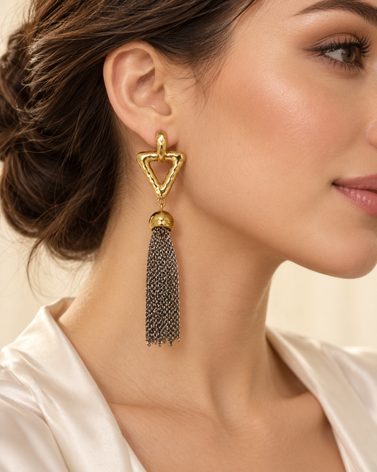 Tassel Statement Earrings