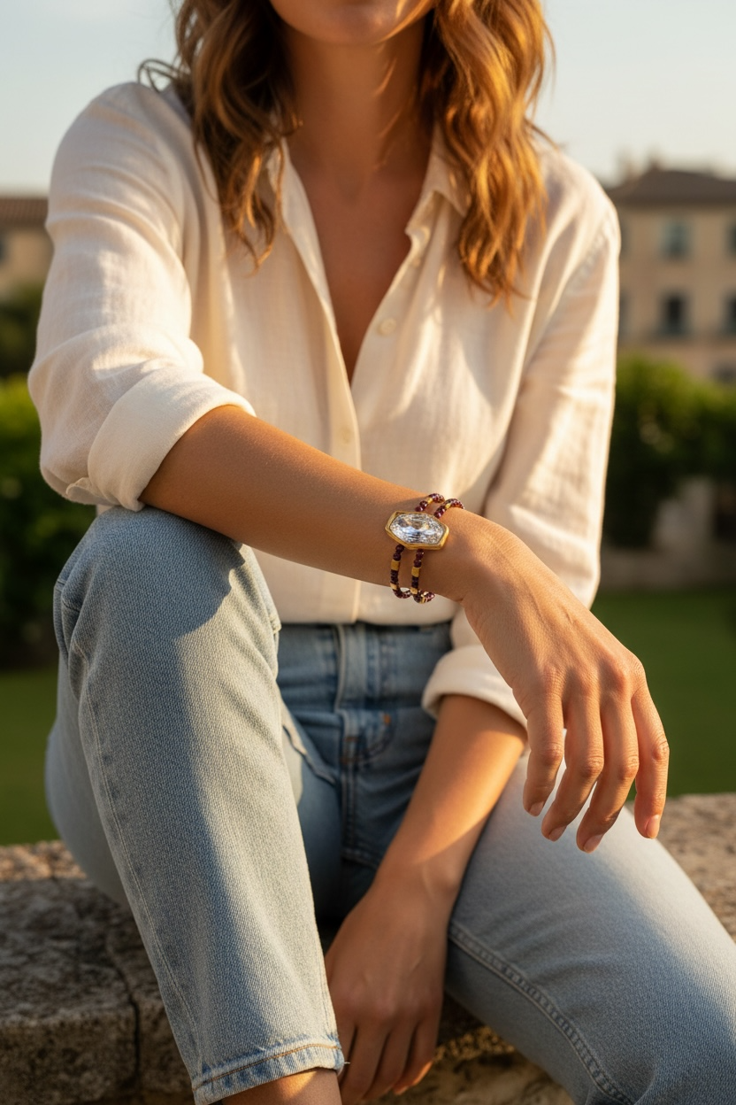 Geometric bracelet