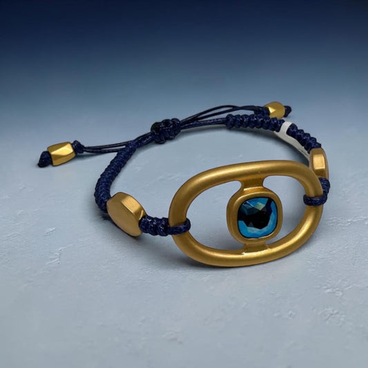 Blue Swarovski bracelet