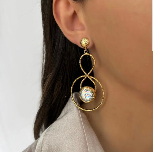 Fresh pearls earrings