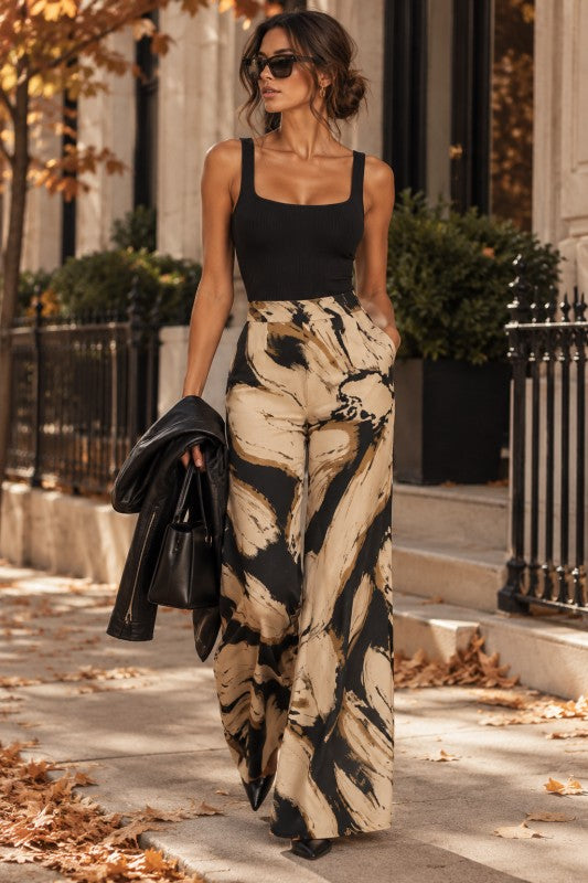 Amalfi Abstract Pants