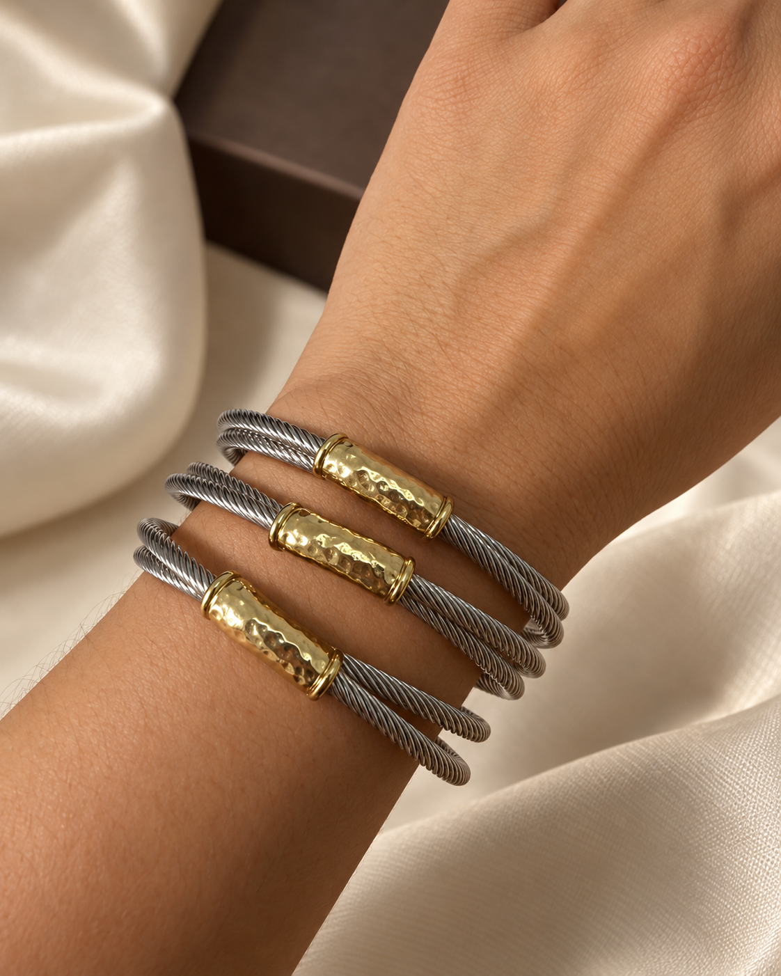 Milano Cable Cuff Bracelet