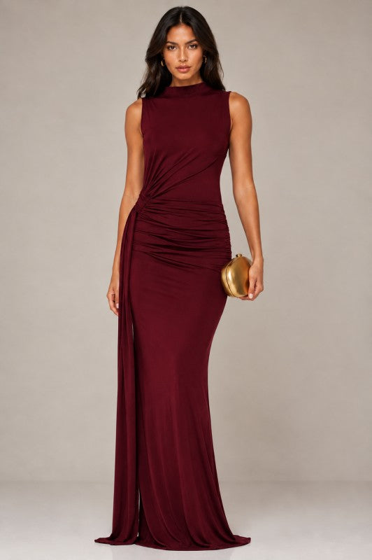 Draped Maxi Dress