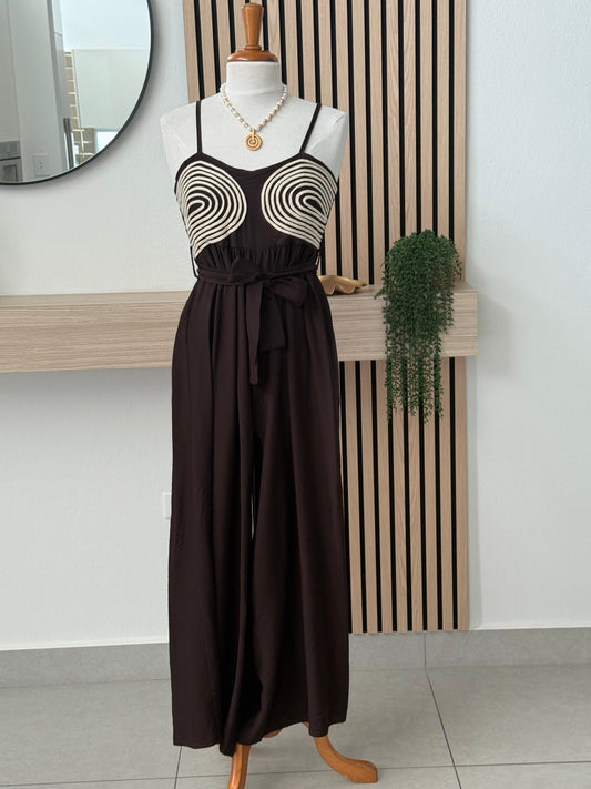 Brown jumpsuit