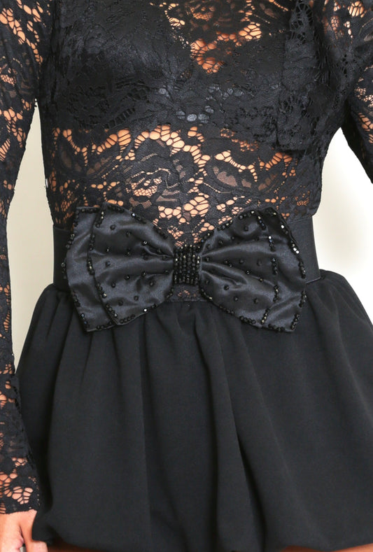 Embellished Bow Waist Belt