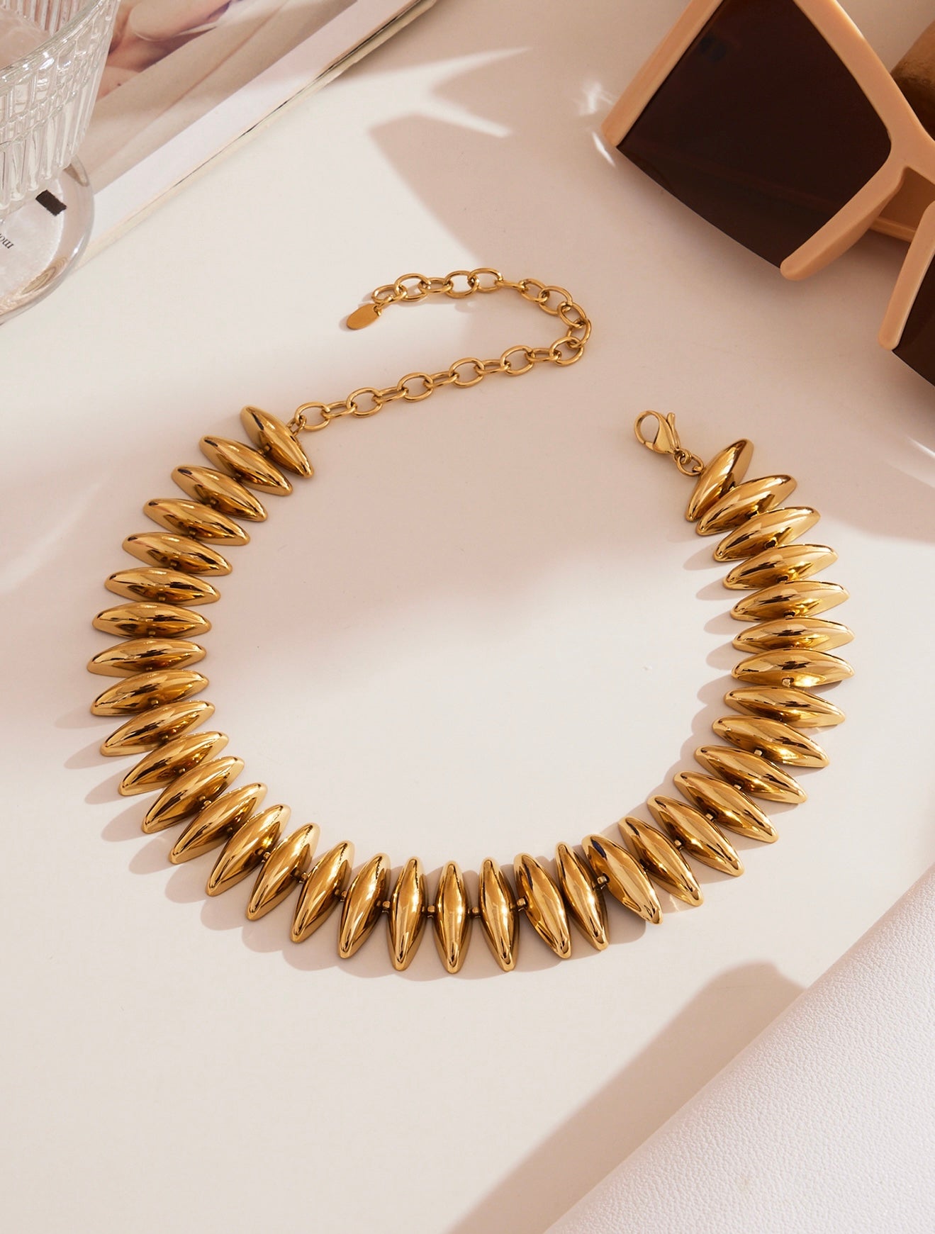 Punky necklace and bracelet