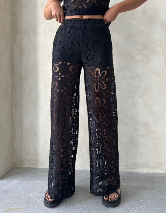 Lace pants