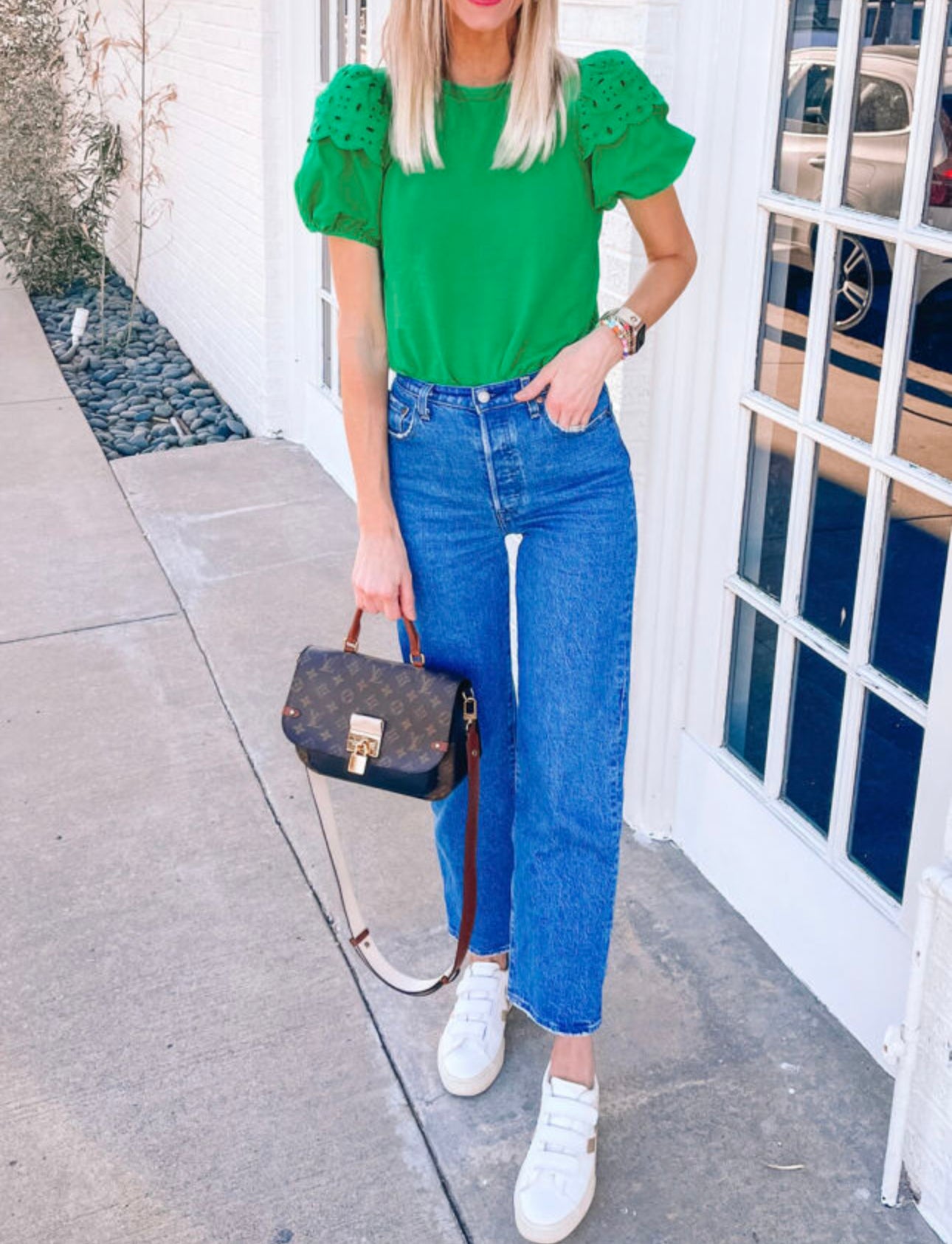 Green basic top