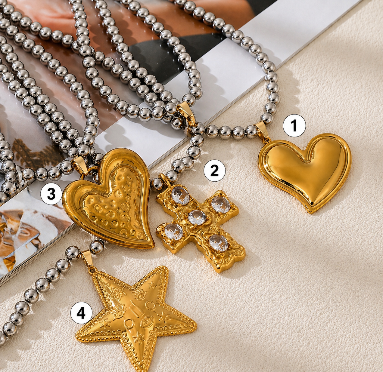 Luxe charm necklace