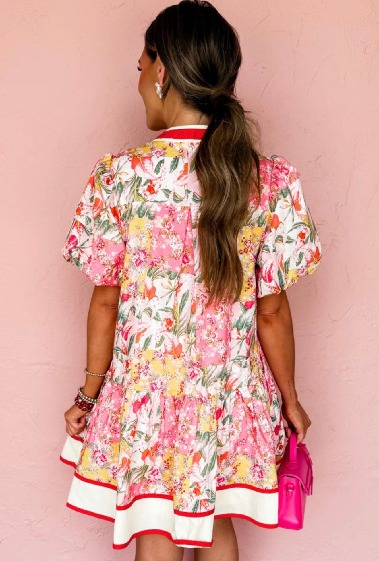 Floral mini dress