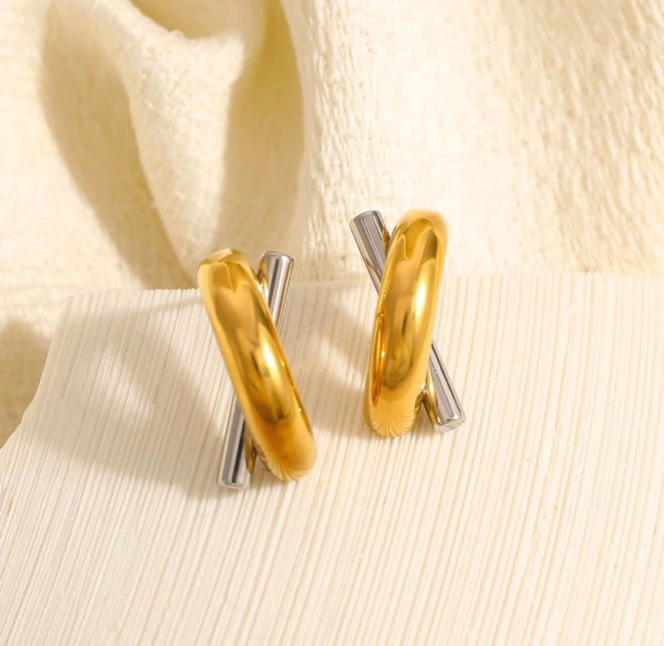 Cross earrings