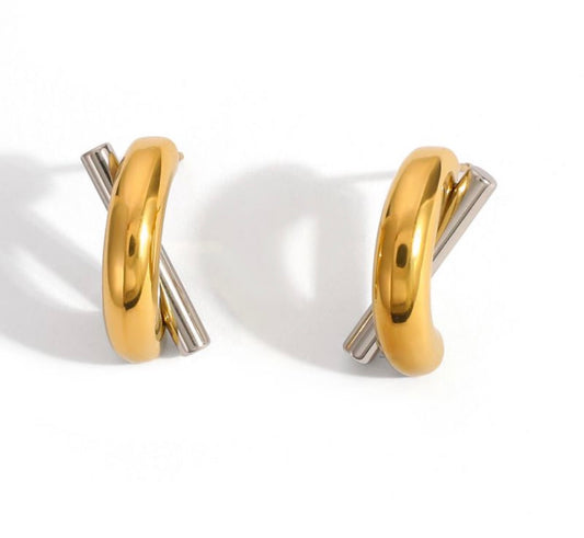 Cross earrings