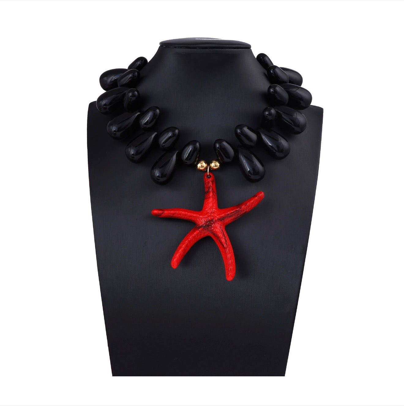 Resin starfish necklaces