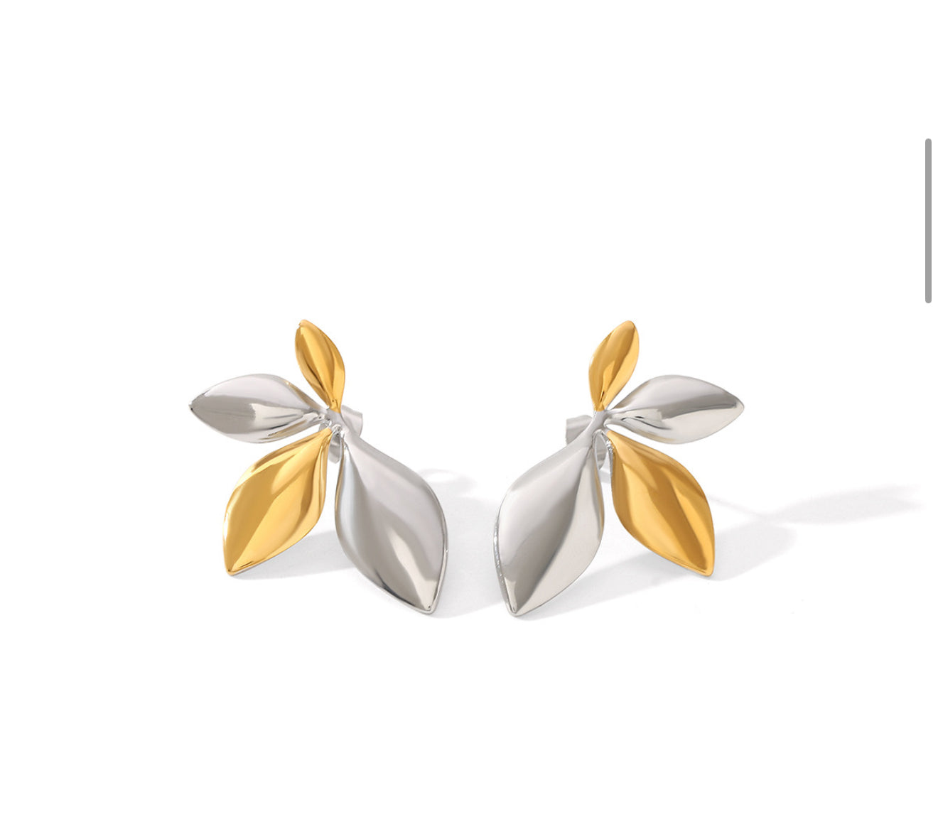 Petal earrings