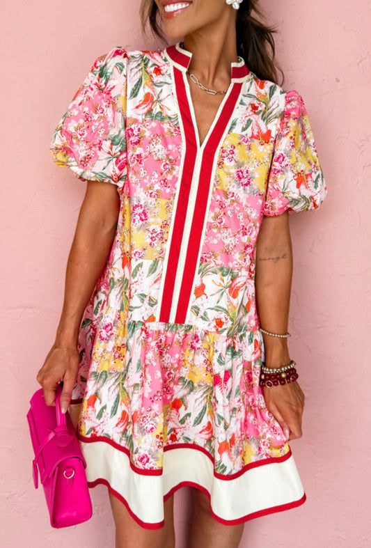 Floral mini dress