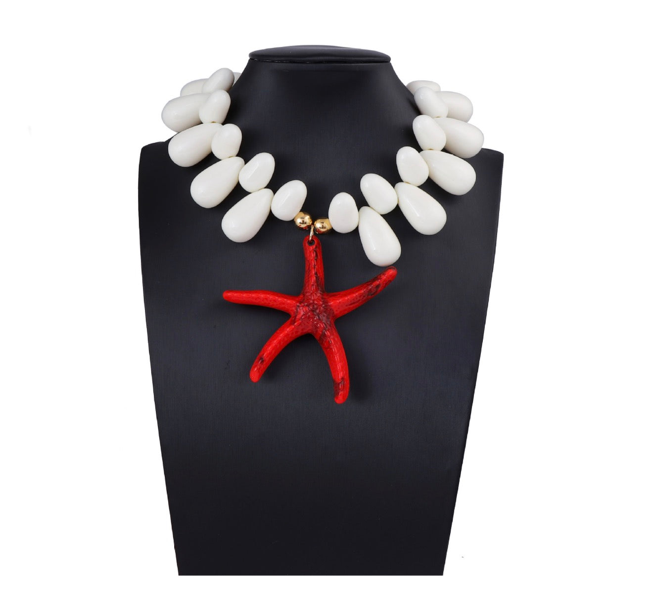 Resin starfish necklaces