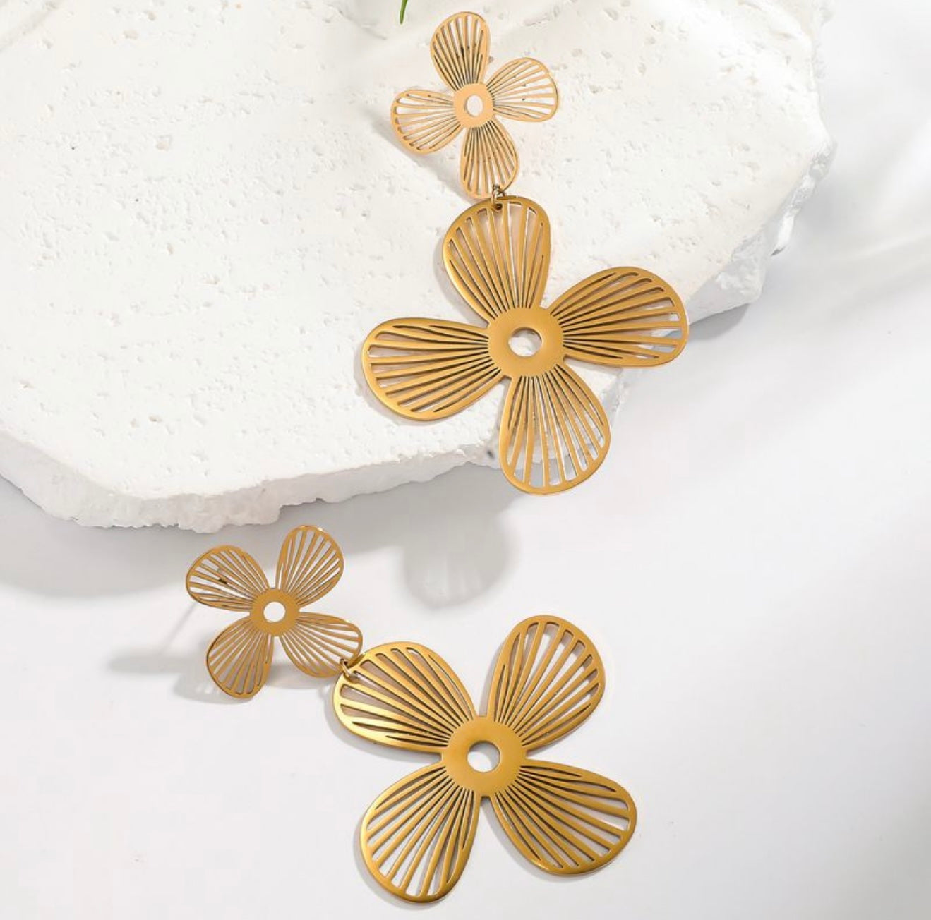 Petal earrings