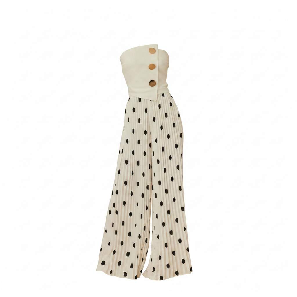 Polka dots jumpsuit