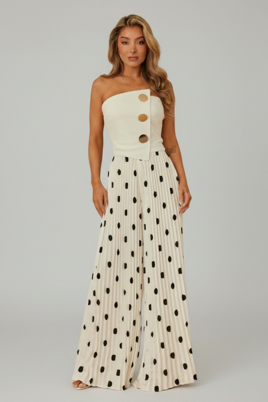 Polka dots jumpsuit