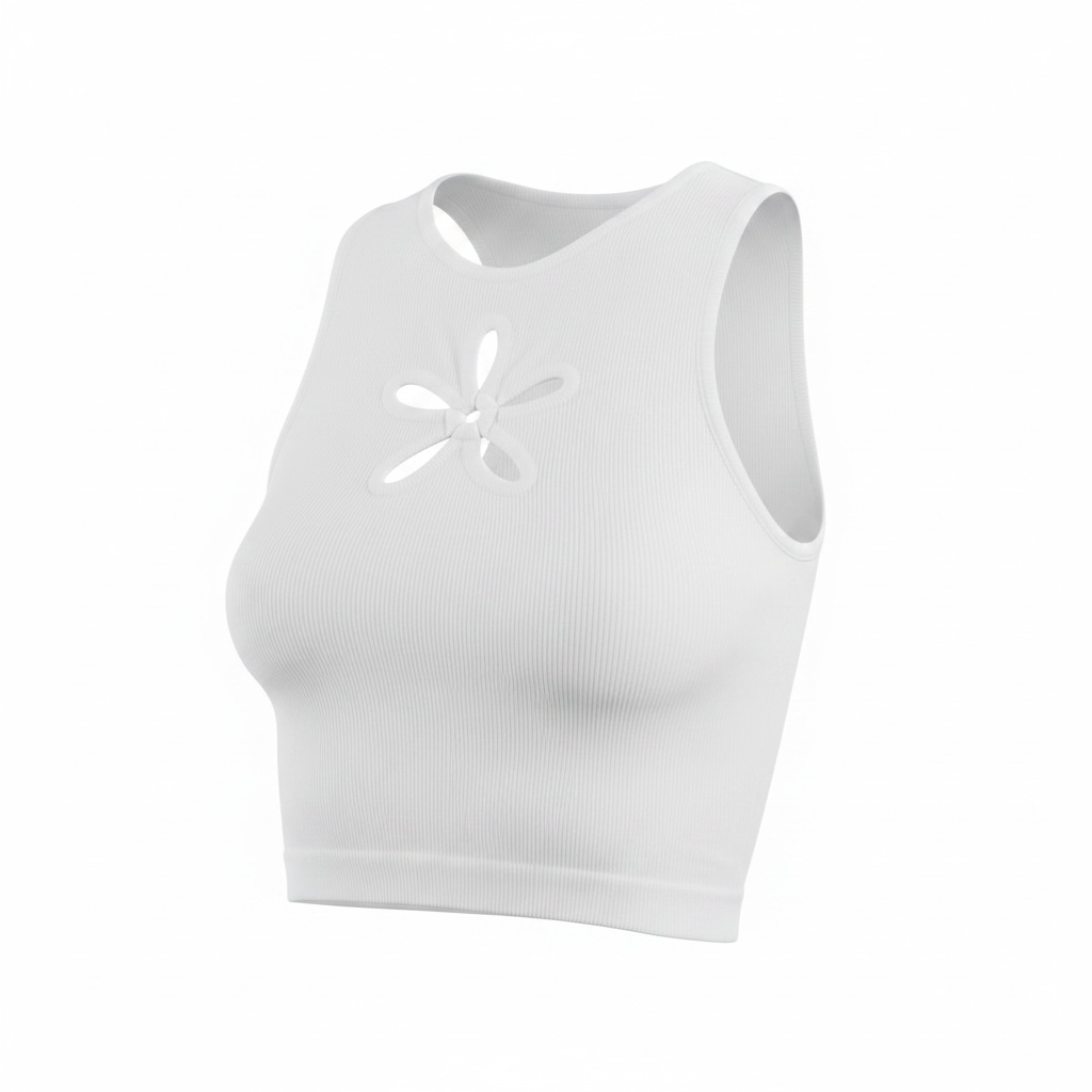 Flower cut out top